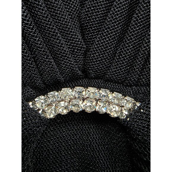 Black Halter Neck Formal Maxi Gown Elegant Evening Wear 10 - Picture 4 of 12